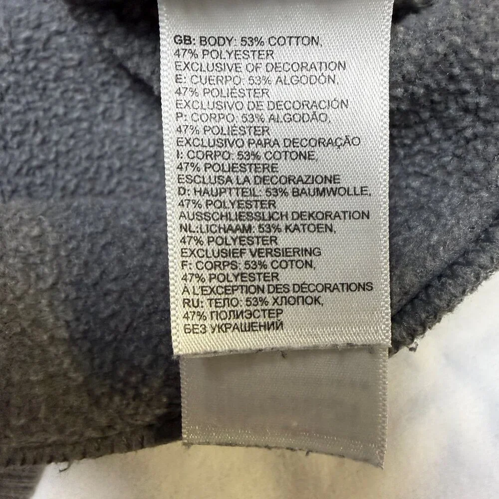 The North Face Men’s Red Box Pullover Hoodie Large Gray‎ EUC